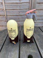 Chubb Vintage Fire Extinguisher and Blanket In Good Condition