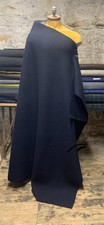 2m Heavy Pure Twill Weave Pressed Melton 100% Wool Classic Navy , Heavy Coating