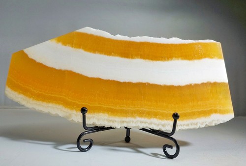 Natural honey calcite - calcite,