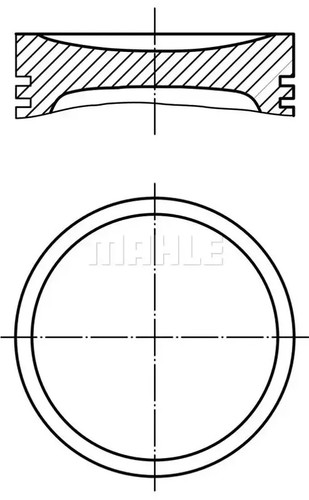 Engine piston 003 mahle - 003,