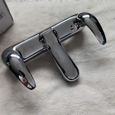 GoodHome Bath Mixer Taps Blyth Netley Bath Taps Chrome Silver 