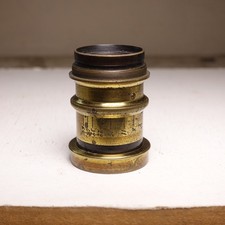 Vintage F8 Plate Brass Lens