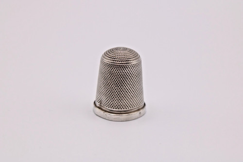 Edwardian silver thimble - , c1906