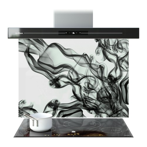 Kitchen glass splashback - kitchen,