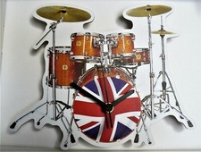 Drum kit hanging - clock, union