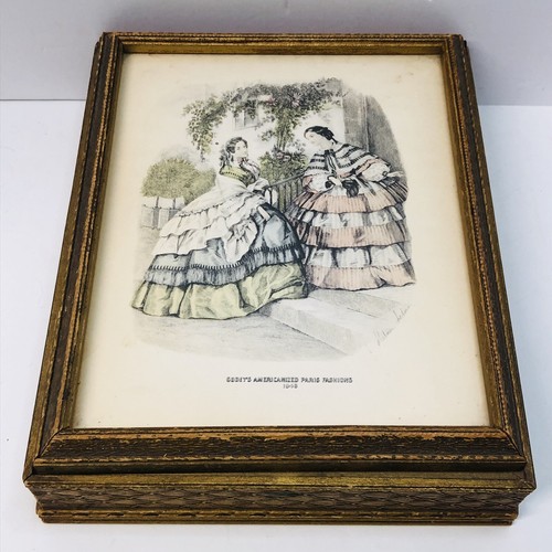 Wooden victorian picture - picture, frame