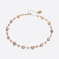 Elegant baroque pearl necklace - baroque,
