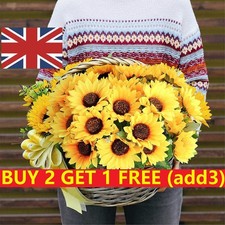 Artificial 7Heads Sunflowers