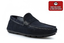 Mens Real Suede Leather