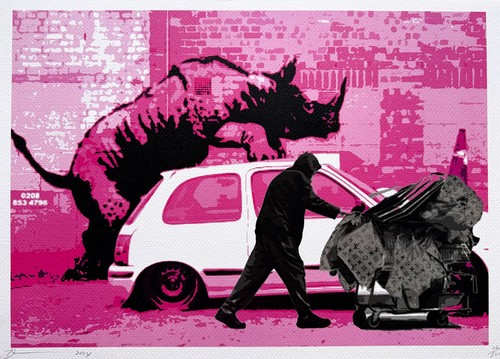 Death nyc banksy original - "banksy",