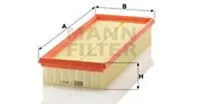 Air filter Filter Insert C 3698/3-2 MANN-FILTER for MERCEDES-BENZ PUCH