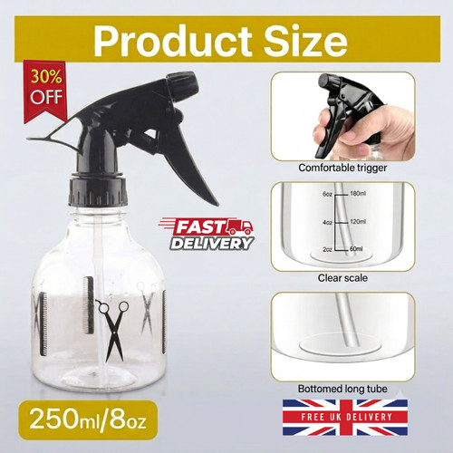 Hairdressing spray bottle - hairdressing,