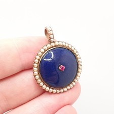 Antique 14k 14kt Gold Ruby