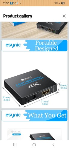 Esynic 30hz hdmi - esynic, 2