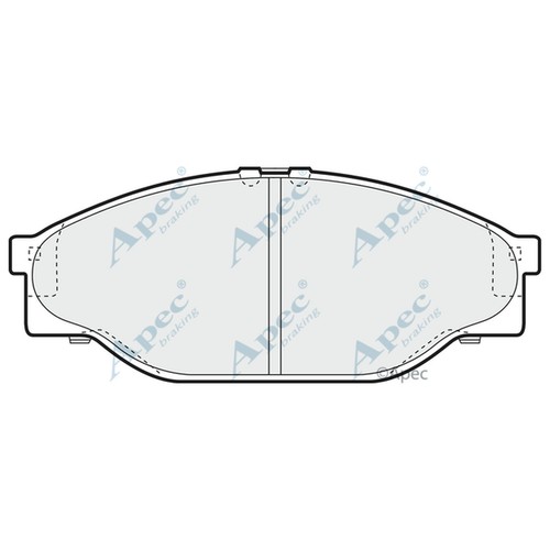 Brake pads set - pads, toyota