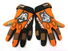 Orange motocross motorbike