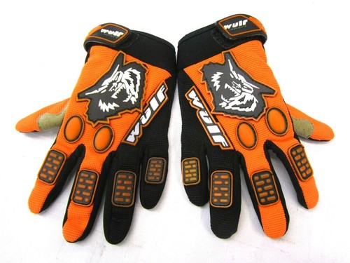 Orange motocross motorbike