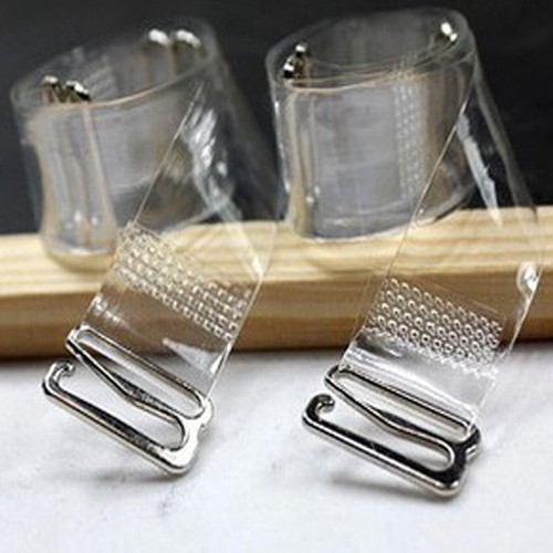 Transparent clear bra straps - clear,
