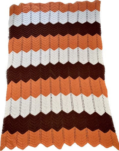 Vintage crochet afghan throw - crochet,