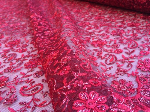Embroidered french lace - embroidered,