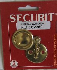 Victorian Brass covered door key escutcheon new