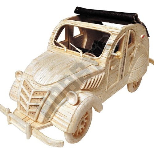 Old car matchstick kit - car,