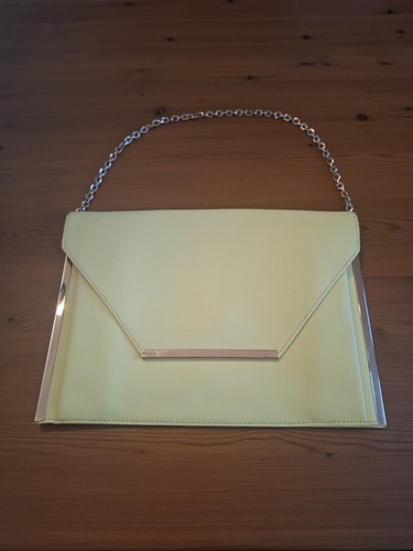 Yellow envelope clutch bag - envelope,