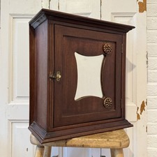 Vintage Apothecary Bathroom Cabinet Wall Cupboard Wooden As Found