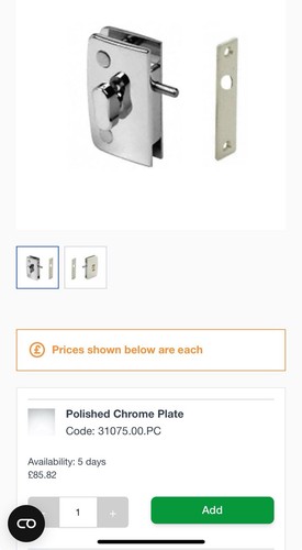 Polished chrome indicator - chrome,