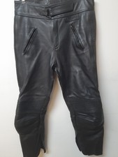 Mens Belstaff Leather Motorcycle Trousers Size 40 with 30"Leg Length