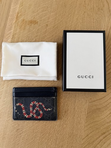 Gucci kingsnake card holder - gucci,