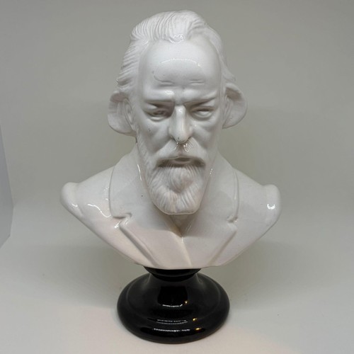 Vintage porcelain brahms bust - vintage,