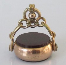 9ct Gold Fob - Vintage 9ct