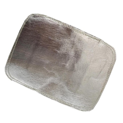 Heat shield leather aluminized - leather,