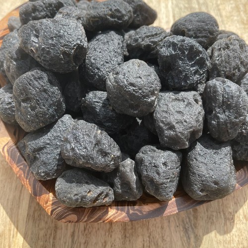 3pc natural raw lava stone - natural,