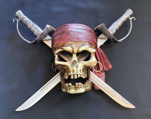 Wall mounted caribbean pirate - wall,