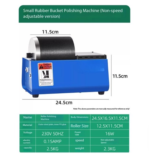 Compact tumbling polisher - compact, for