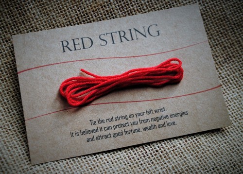 Red string fate - red, wish