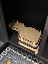 HAFELE WHITE / CHROME PULL-OUT TRAYS 800mm - Fitted but new Left and Right Hand