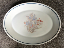 Pyrex Blue Iris Oval Steak