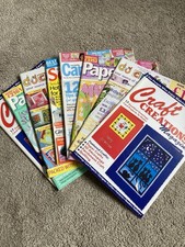 x8 Mixed Card Making Paper craft Crafting Magazines Vintage Random Bundle VGC