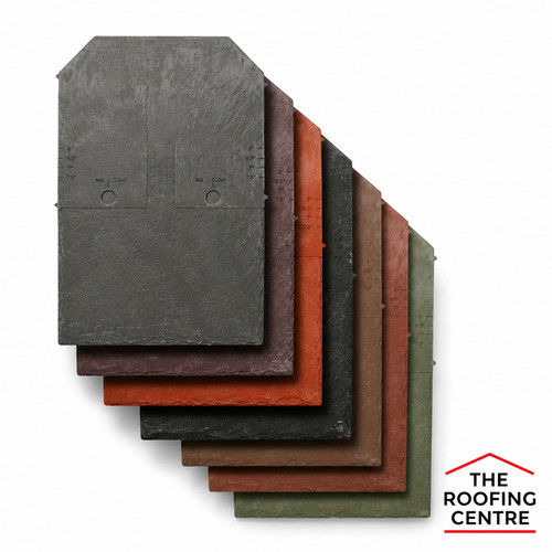 Synthetic slate tile roof - synthetic,