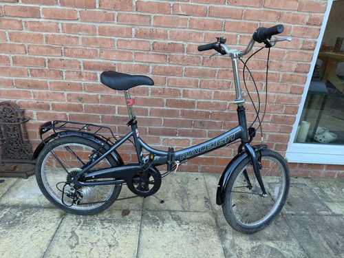 Blue folding raleigh swift - folding,