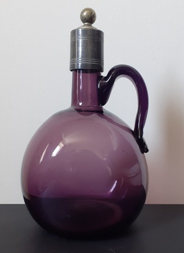 Antique 19th amethyst glass - antique, c
