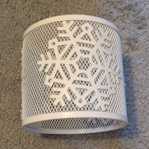 Partylite mesh snowflake jar - partylite,