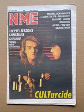 CULT NME MAGAZINE DEC 5 1987 CULT COLOUR COVER WITH MORE INSIDE UK