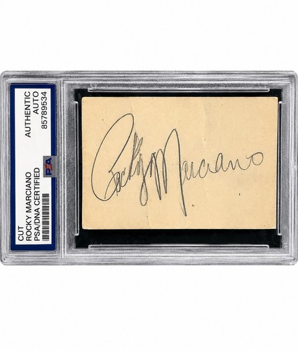 Rocky marciano signed - rocky,