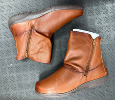 Hotter Ladies Whisper Ankle Boots size UK7 colour Tan New in box