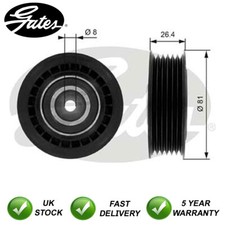 Tensioner Pulley Gates Fits VW Transporter 1990-2003 074145278F 044145278A