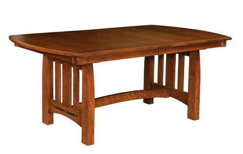 Solid wood trestle dining - solid,